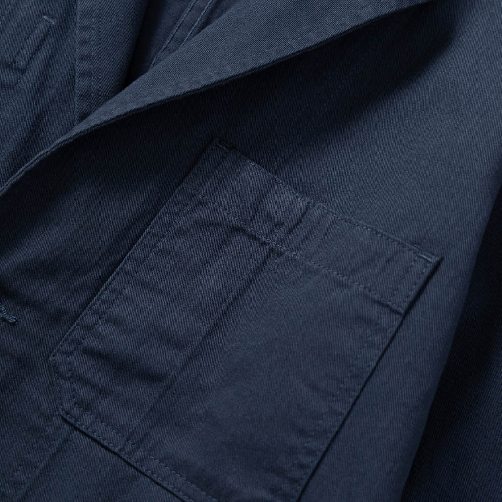 Service Works Drill Server Suit Jacket - Navy - pocket