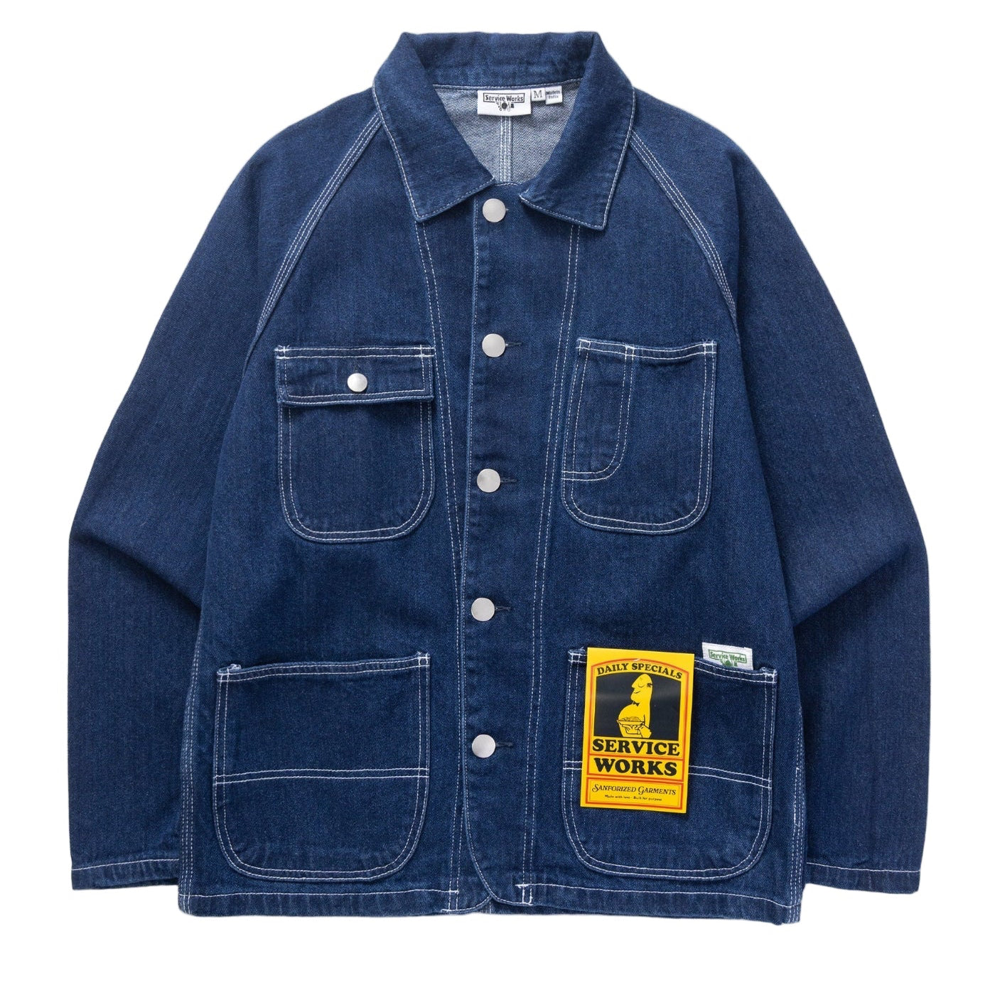 Denim Coverall 2.0 Jacket in One Wash by Service Works | Bored of