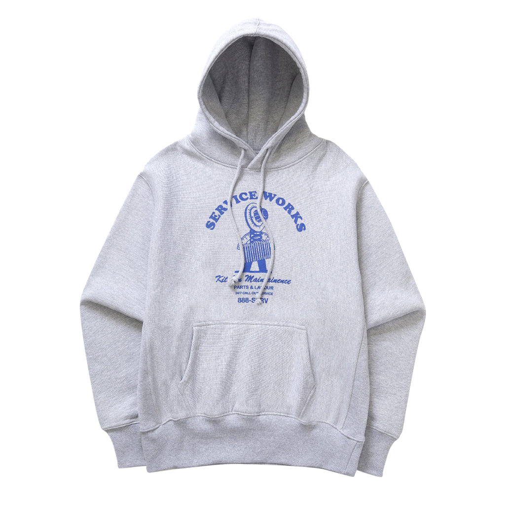 Service Works Maintenance Hoodie - Heather Grey - main