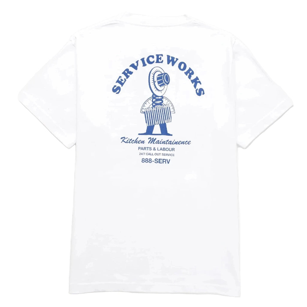Service Works Maintenance T shirt - White - back