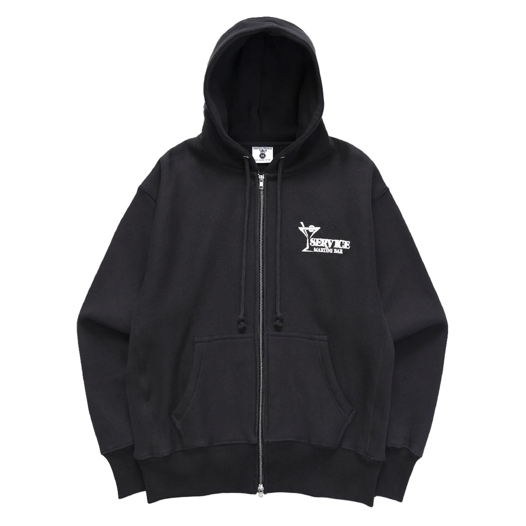 Service Works Martini Zipper Hoodie - Black - main