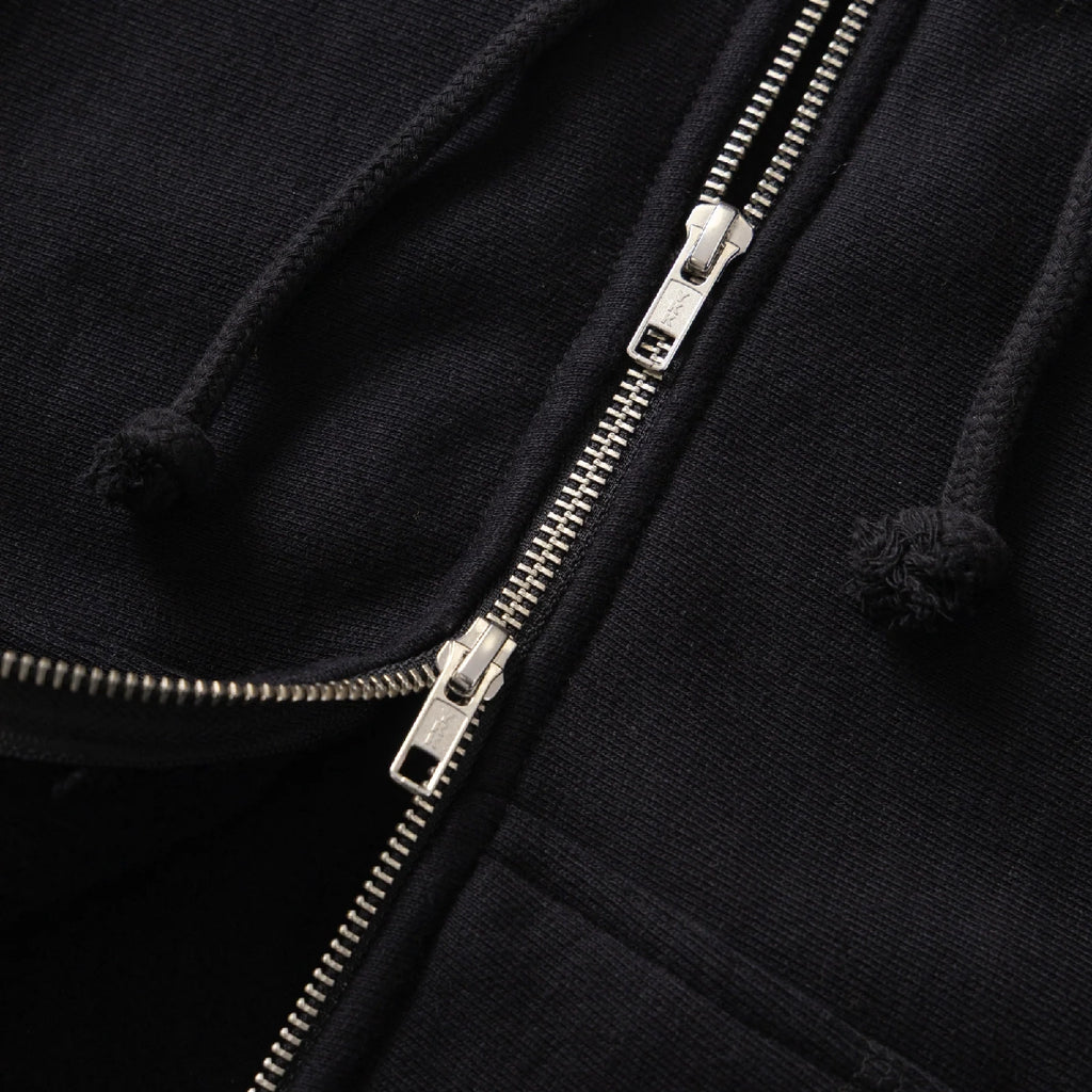 Service Works Martini Zipper Hoodie - Black - zip