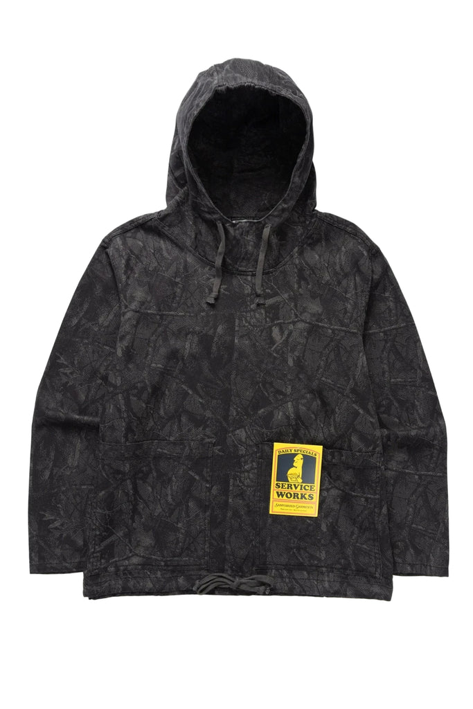 Service Works Xerox Camo Market Smock - Mono - front