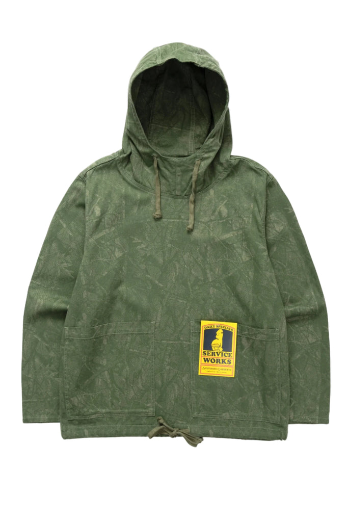 Service Works Xerox Camo Market Smock - Olive - front