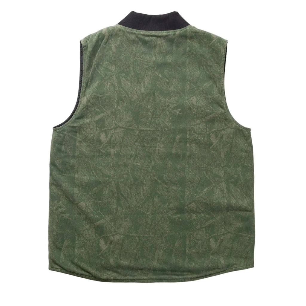 Service Works Xerox Camo Padded Work Vest Jacket - Olive - back