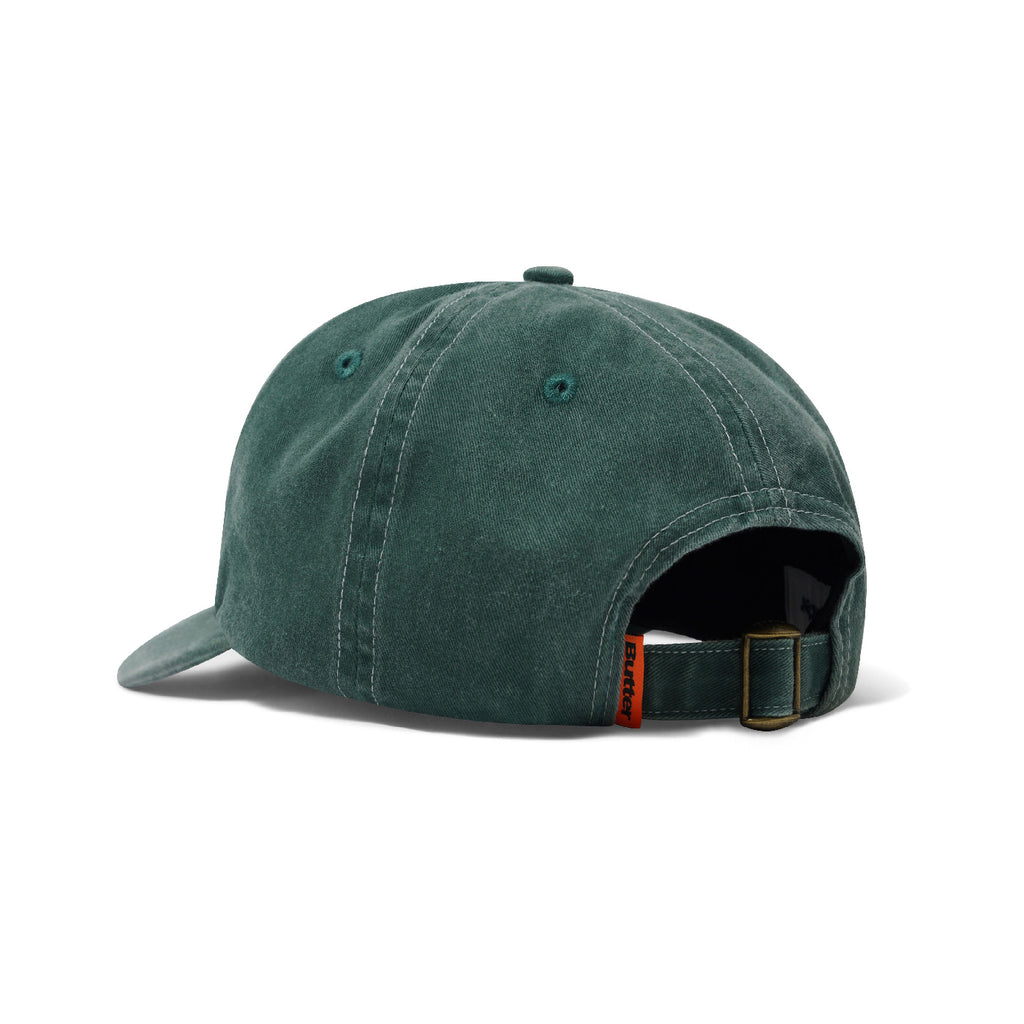 Butter Goods Scribble 5 Panel Cap - Washed Forest - back