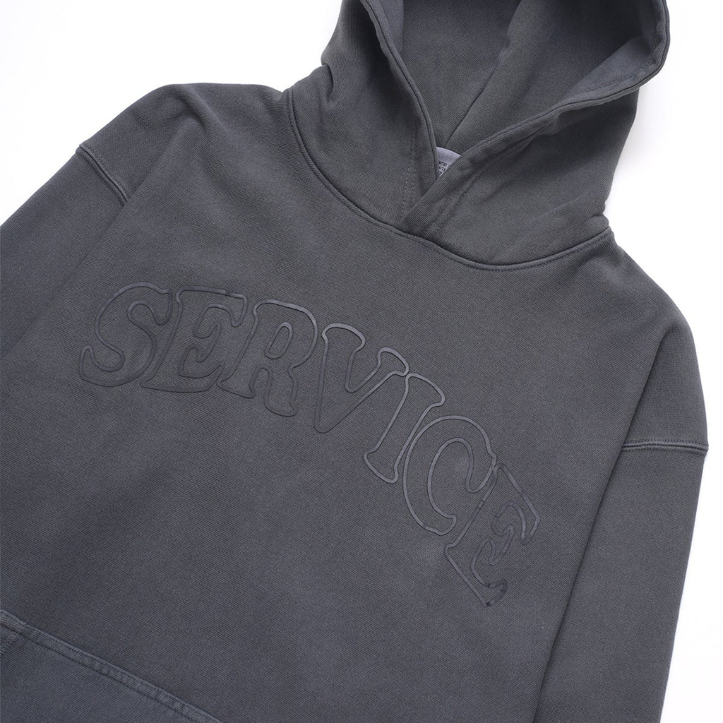 Service Works Arch Logo Hoodie - Charcoal