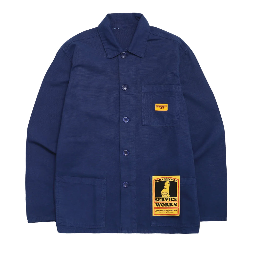 Service Works Canvas Coverall Jacket - Navy