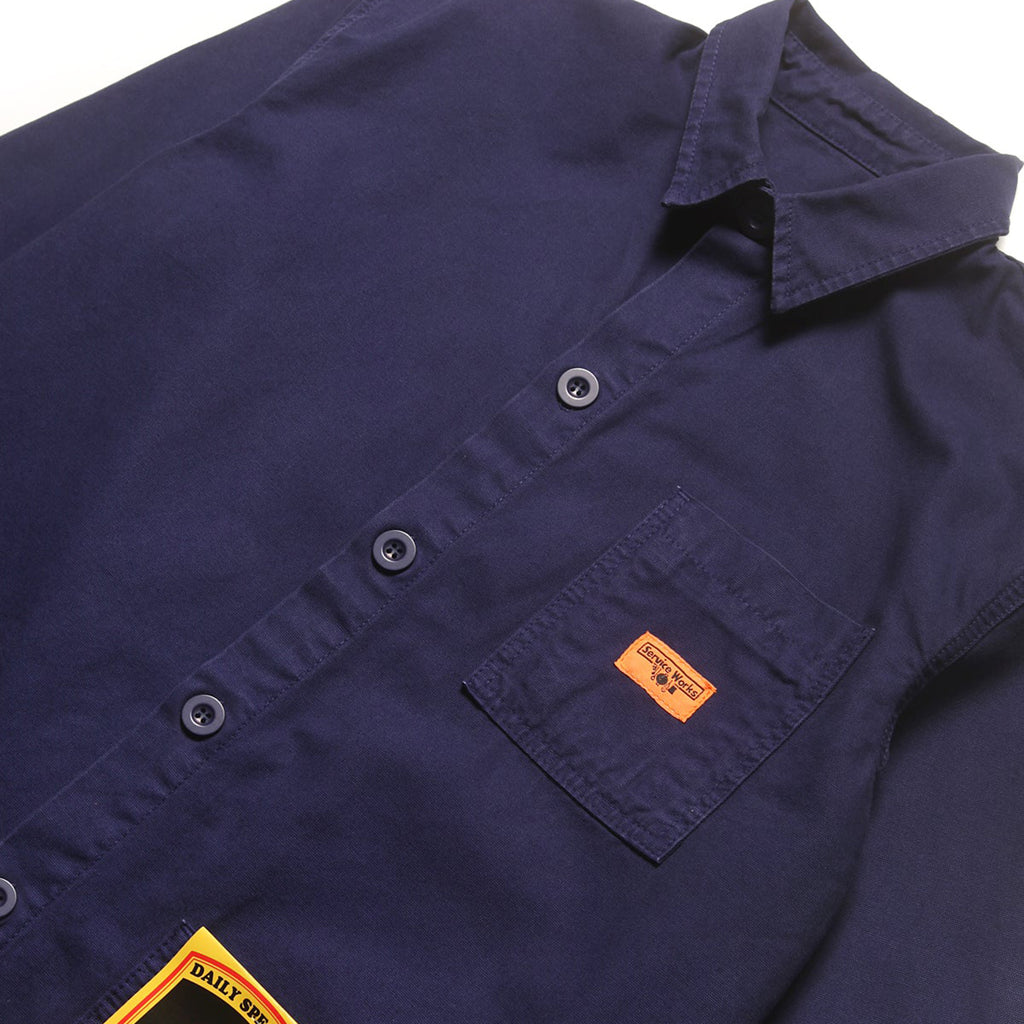 Service Works Canvas Coverall Jacket - Navy