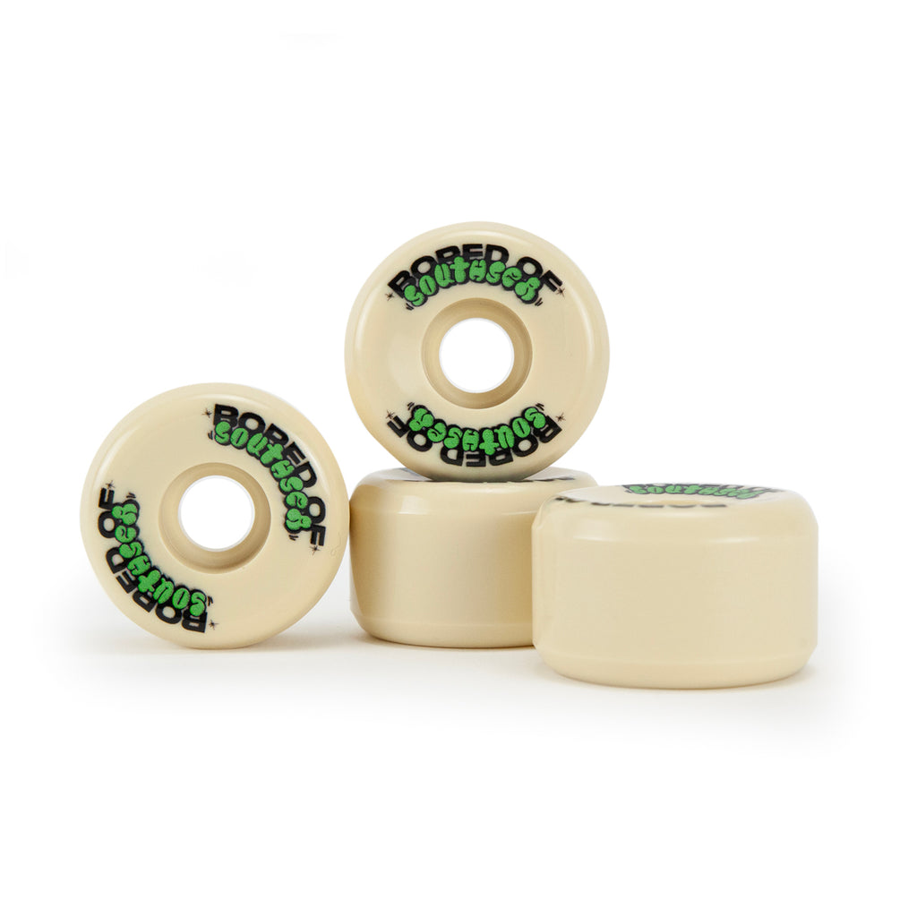 Bored of Southsea 'Bubble' Skateboard Wheels - Natural 54mm - set