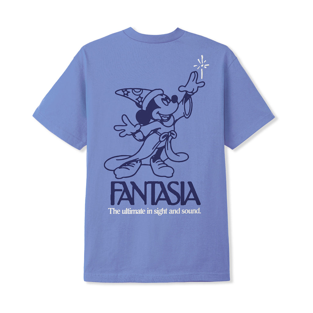 Butter Goods x Disney Sight and Sound T Shirt - Periwinkle - back
