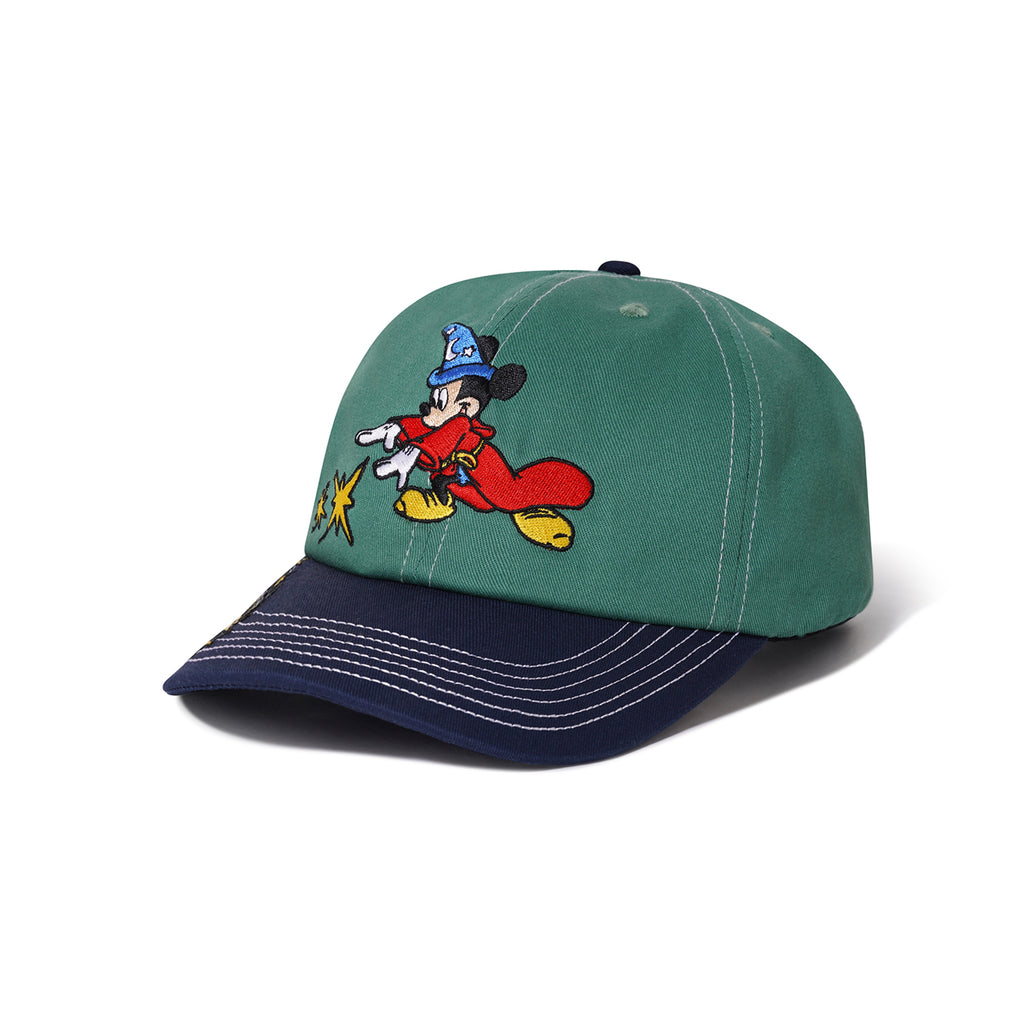 Butter Goods x Disney Sorcerer  6 Panel Cap - Sage / Navy - main