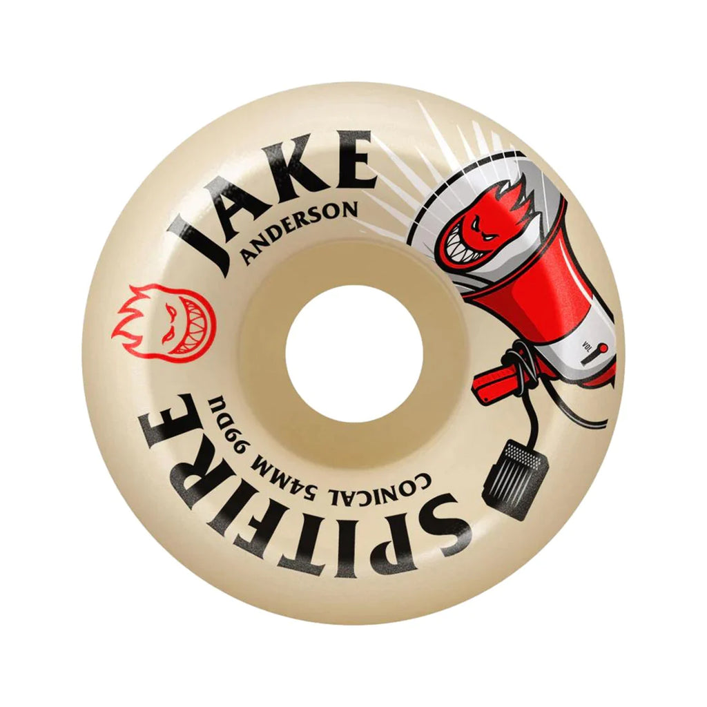 Spitfire Wheels Anderson Burn Squad Formula Four Conical 99 Duro Wheels - 54mm