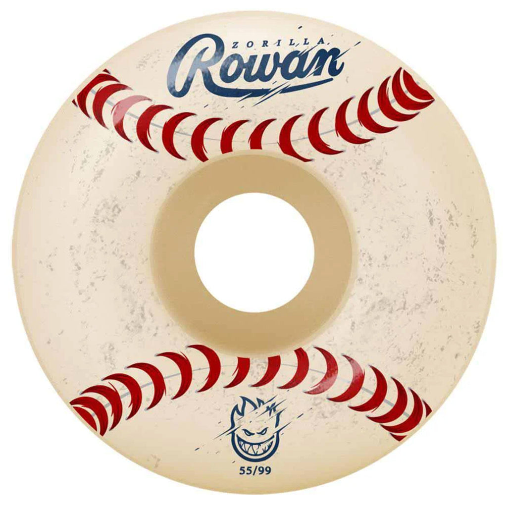 Spitfire Wheels Rowan Spitball Formula Four 55MM Radial Full 99 Duro Wheels - White