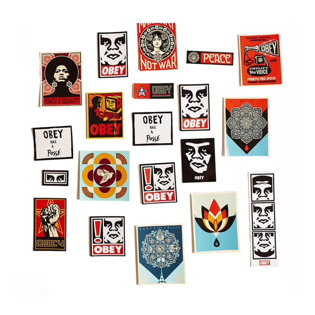 Sticker Pack 5 - Assorted by Obey Clothing