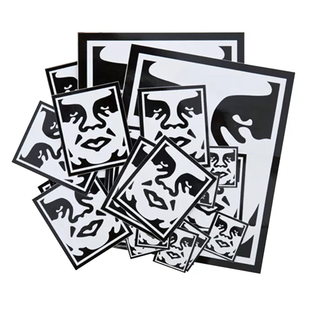 Sticker Pack 2 - Icon Face Assorted by Obey