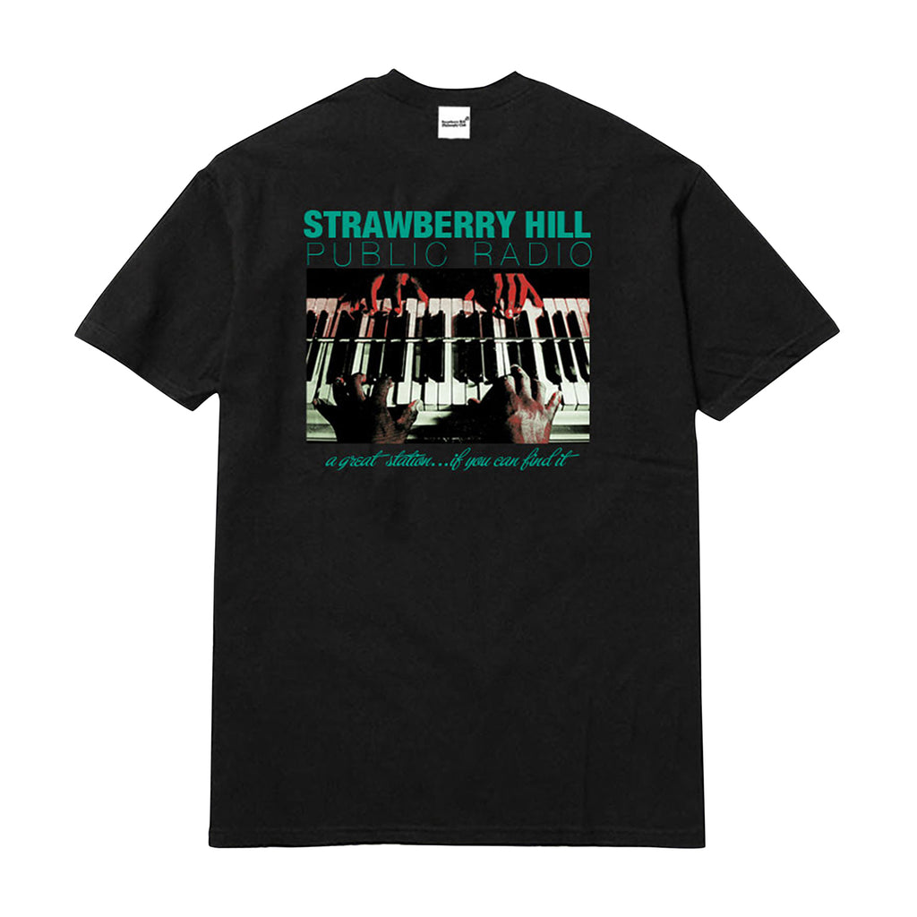 Strawberry Hill Philosophy Club Public Radio T Shirt - Black -front