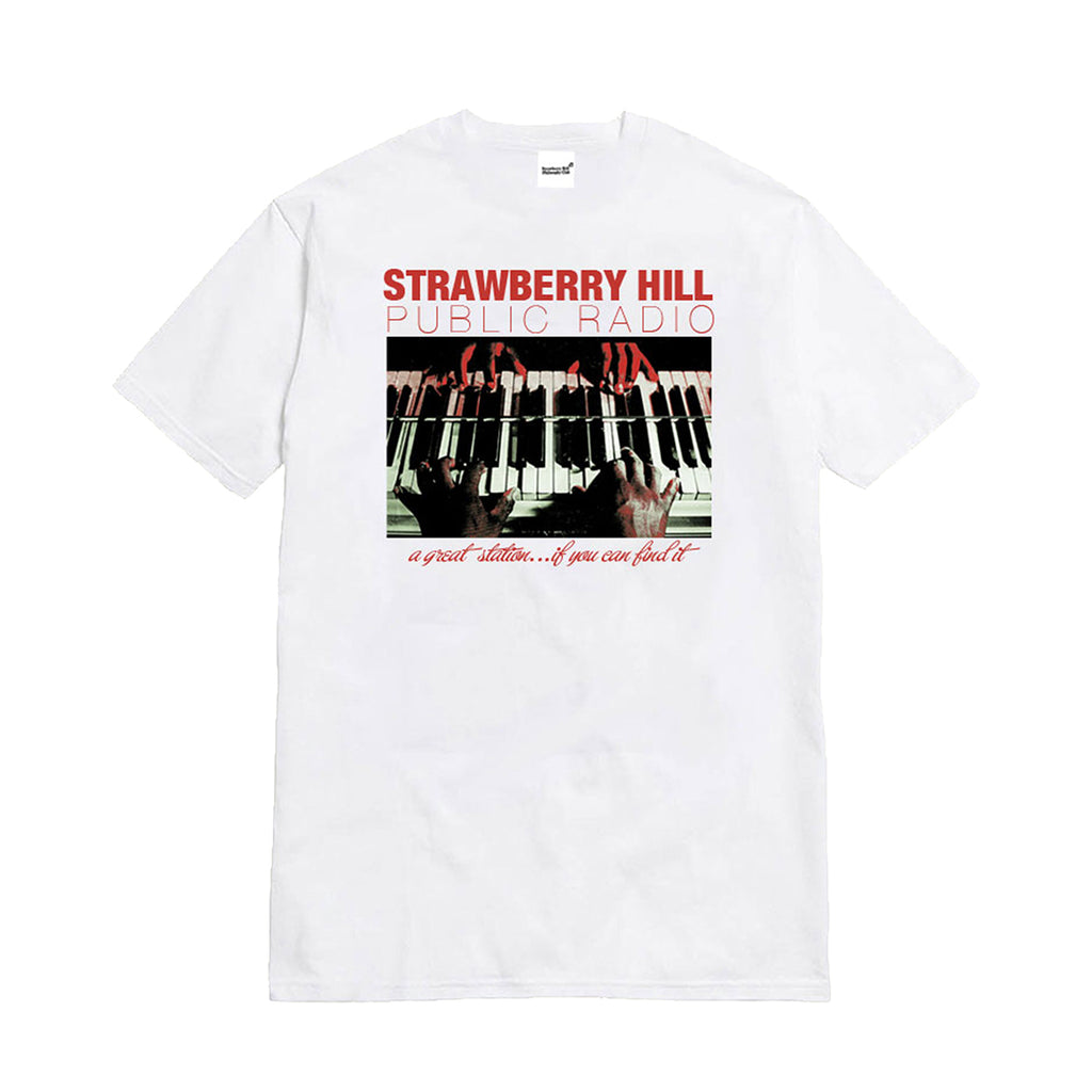 Strawberry Hill Philosophy Club Public Radio T Shirt - White - front