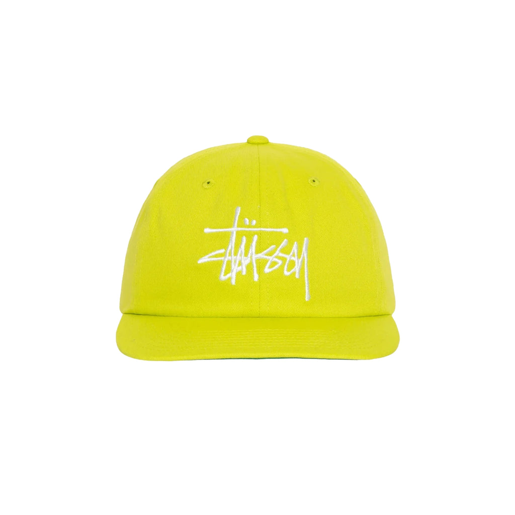 Stussy Basic Strapback Cap - LIme