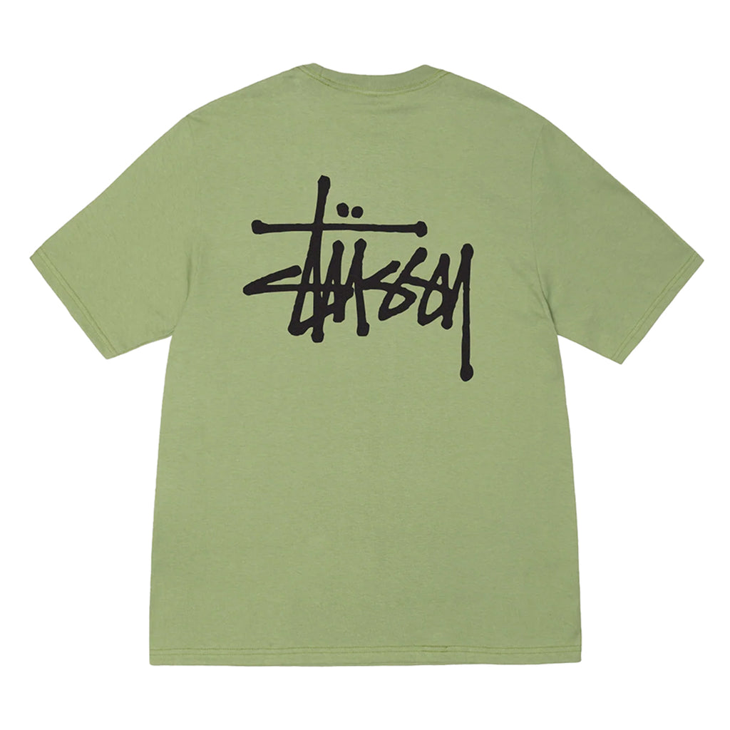 Stussy Basic Stussy T Shirt - Moss