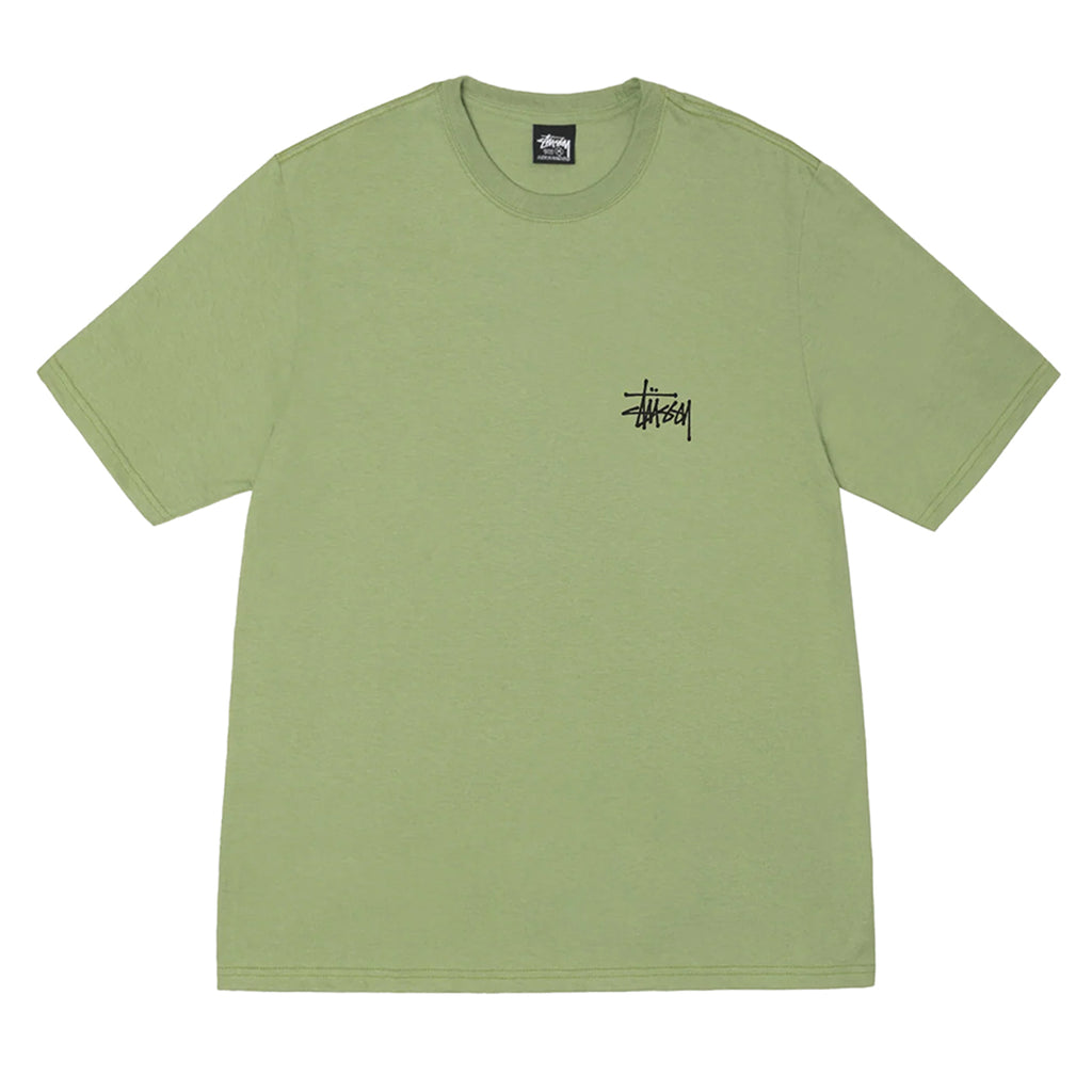 Stussy Basic Stussy T Shirt - Moss