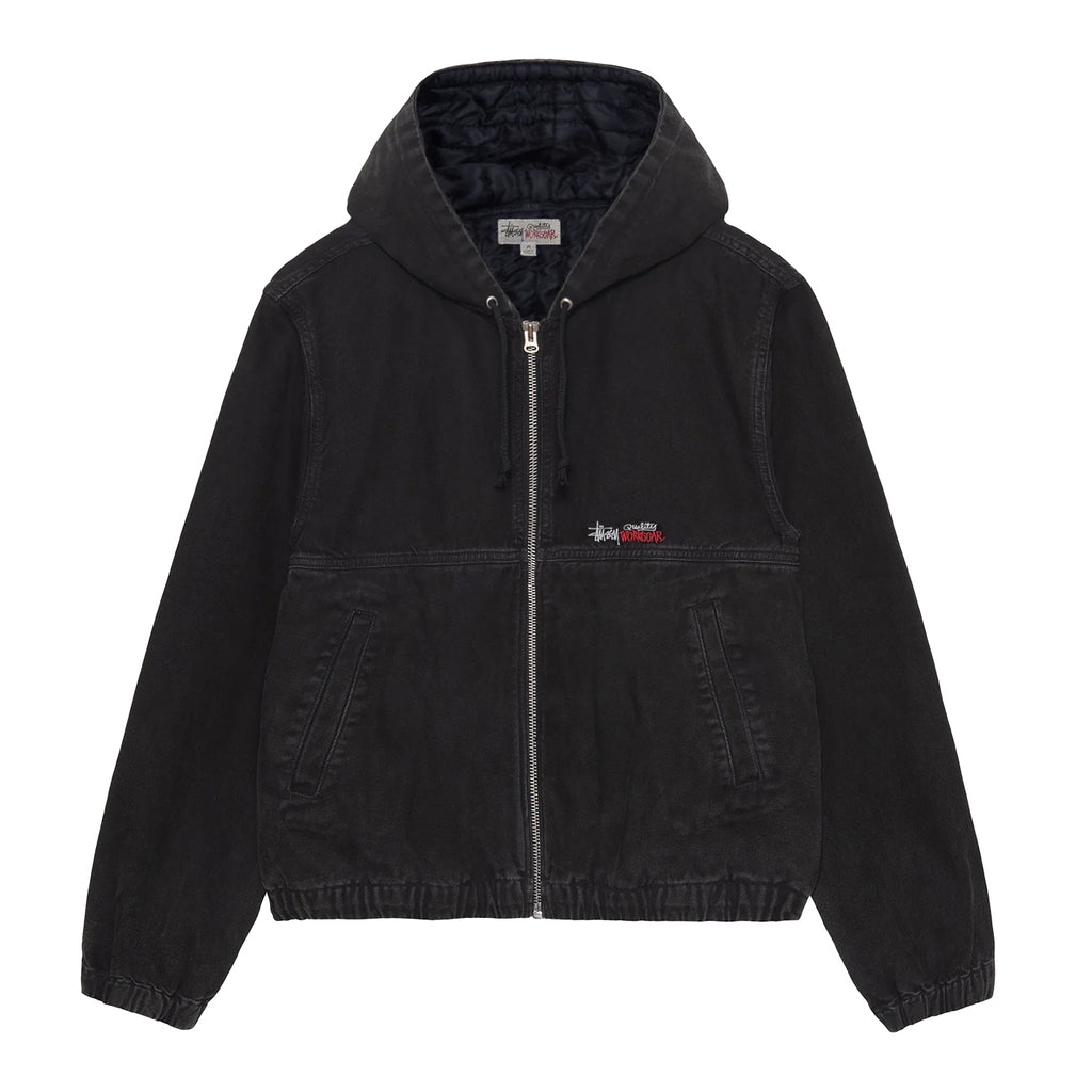 Stussy Canvas Insulated Work Jacket - Black - main