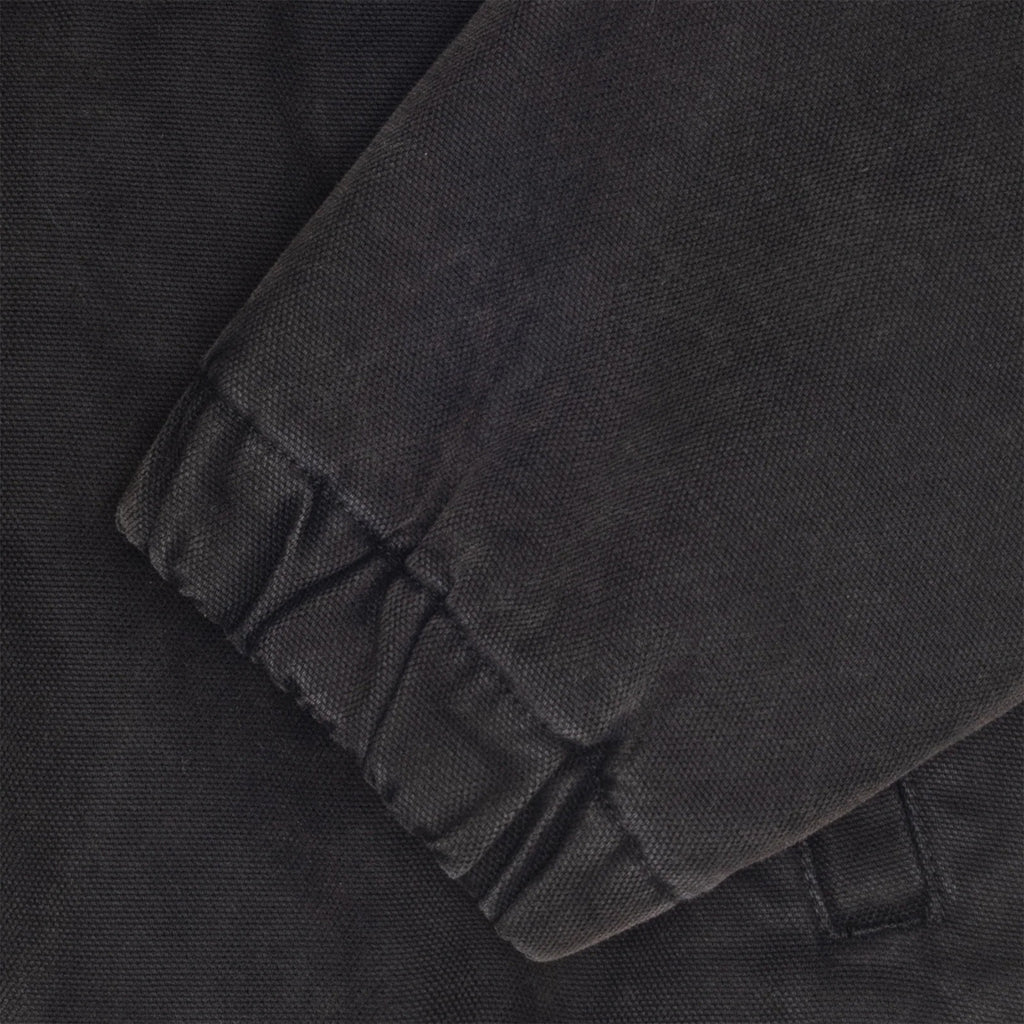 Stussy Canvas Insulated Work Jacket - Black - cuff