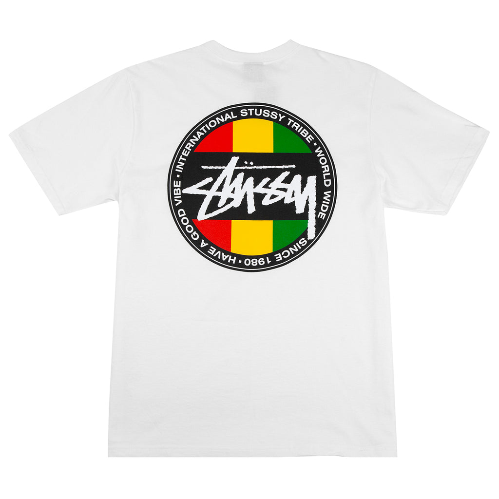 Stussy Classic Dot T Shirt - White