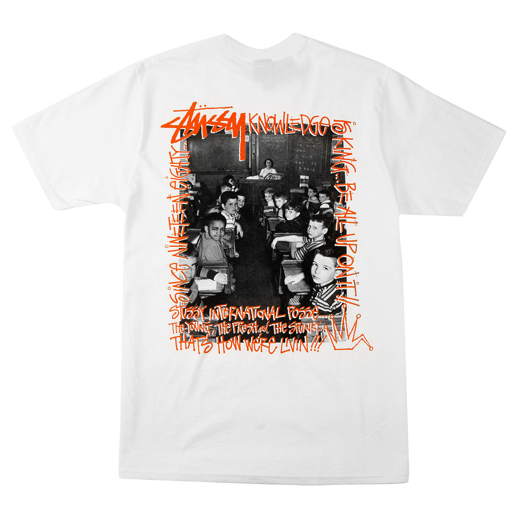 Stussy Classroom T Shirt - White