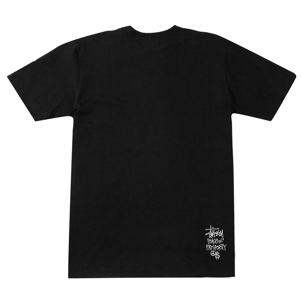 Stussy Peace & Prosperity T Shirt - Black