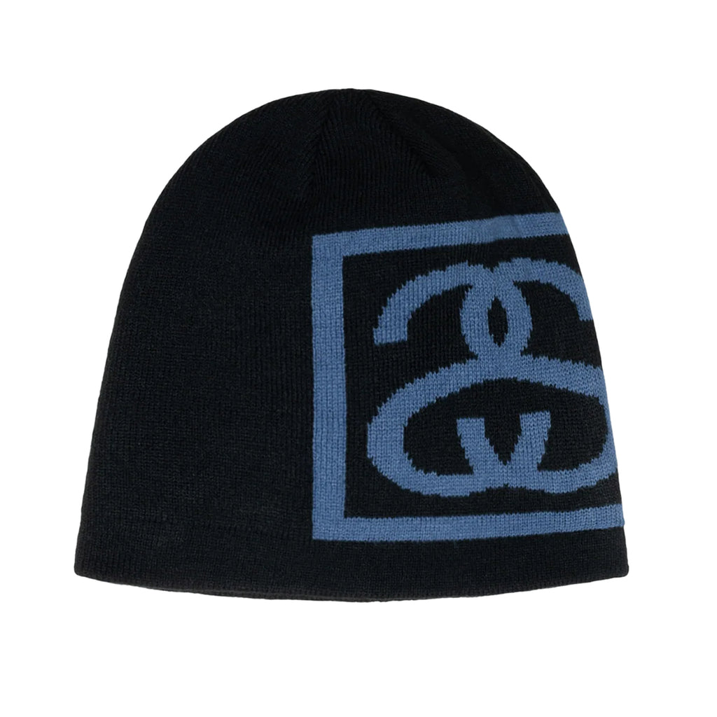 Stussy SS Link Skull Cap Beanie - Black