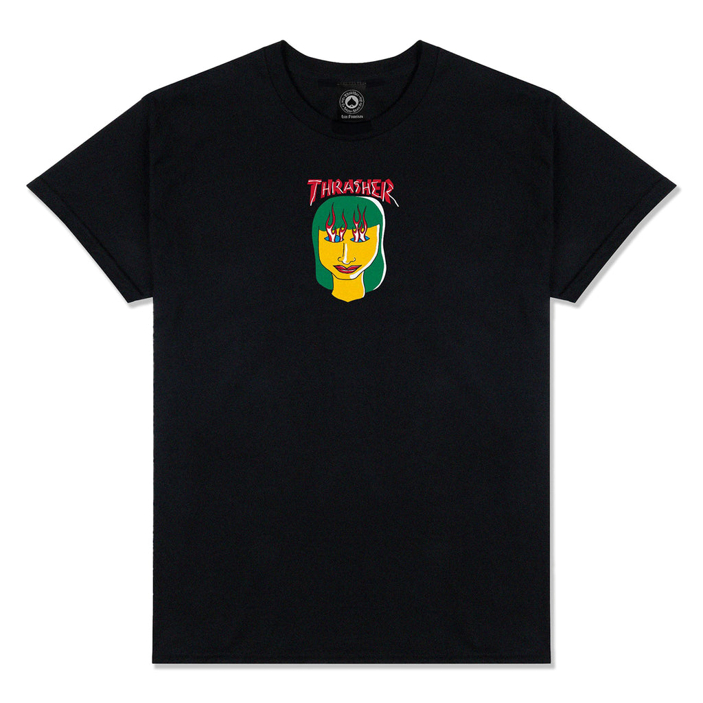 Thrasher Talk Shit By Gonz T Shirt - Black