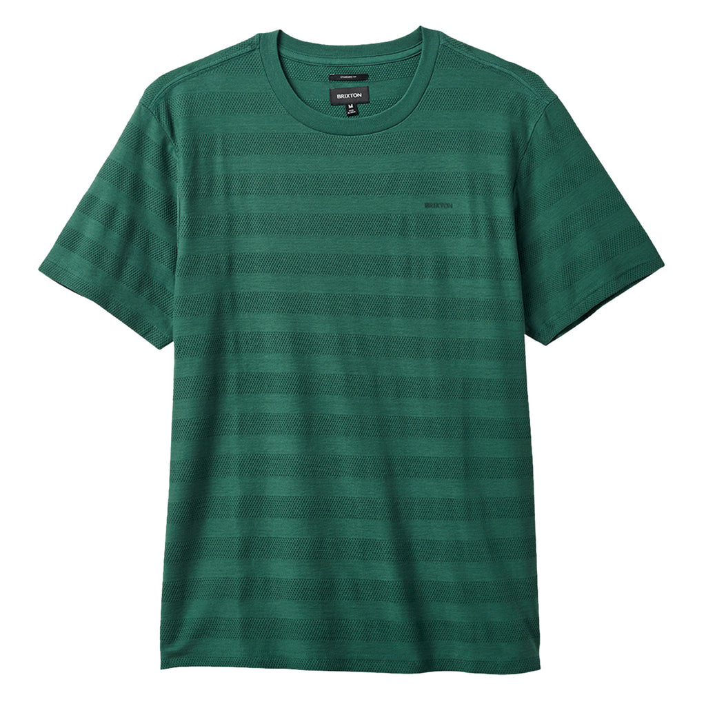 Brixton City Knitted T Shirt - Trekking Green