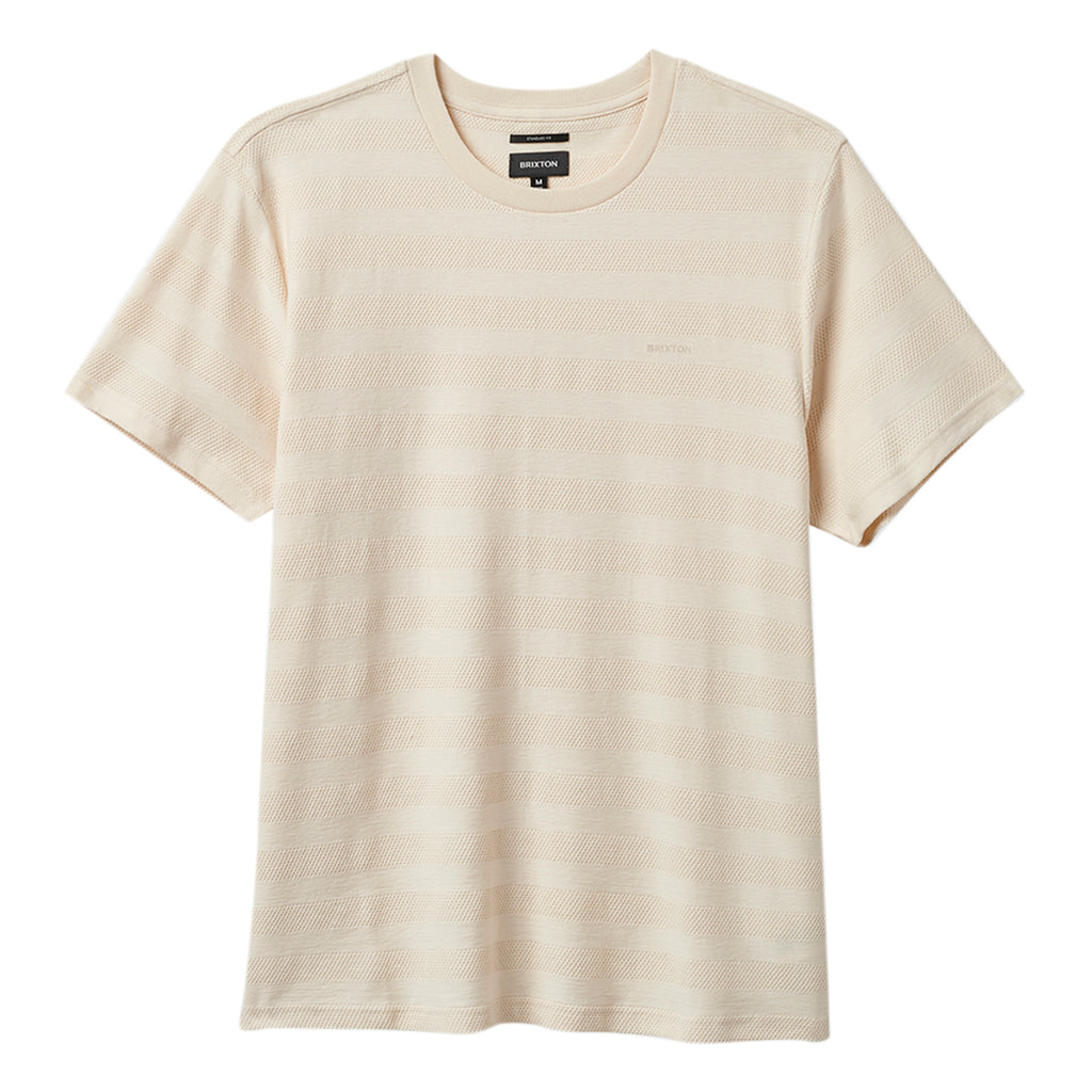 Brixton City Knitted T Shirt - Whitecap