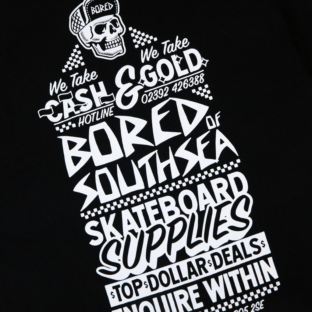 Bored of Southsea We Take Gold T Shirt - Black