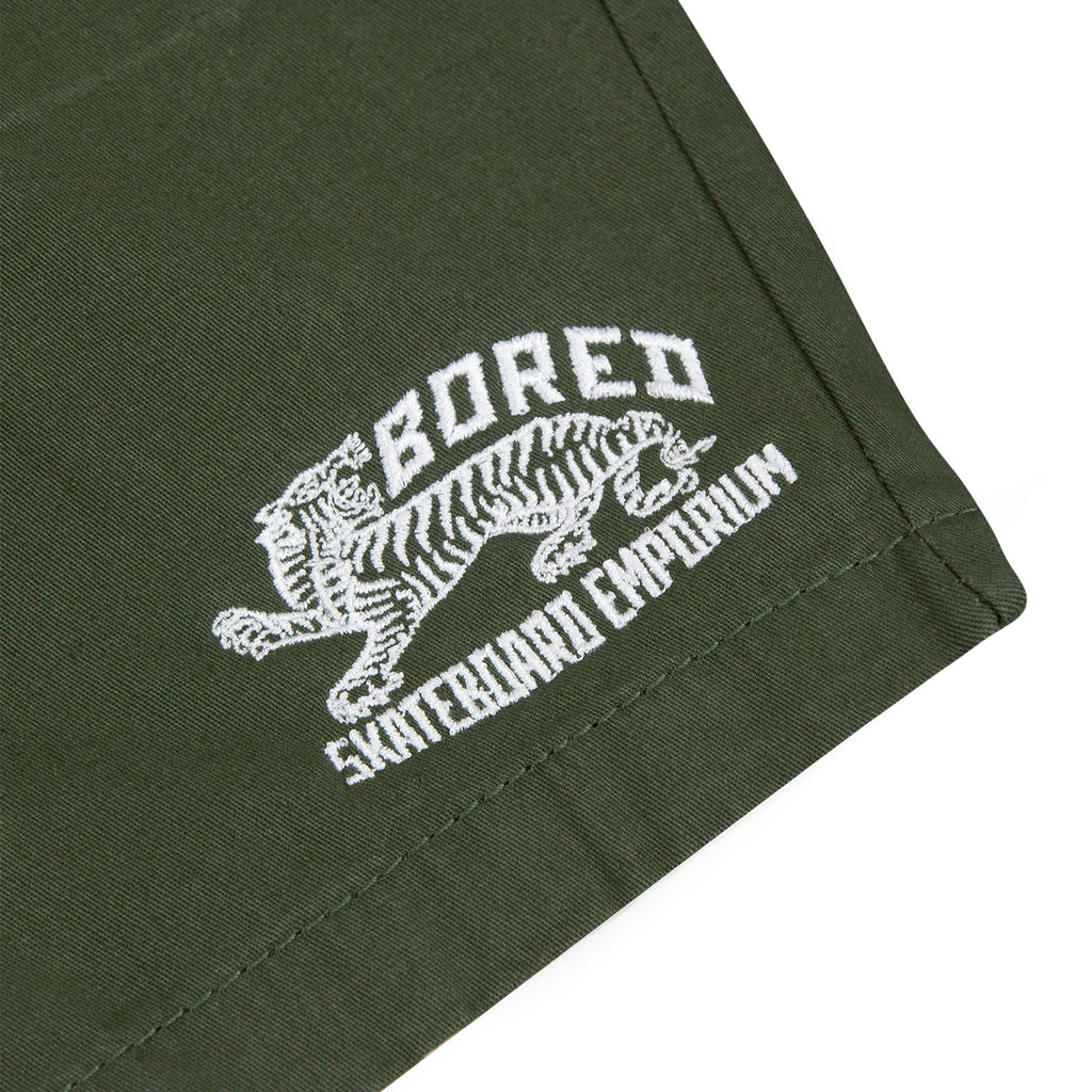 Bored of Southsea Tiger Shorts - Olive