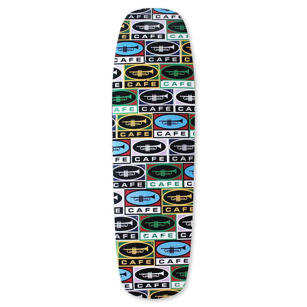 Skateboard Cafe Trumpet College Cruiser Skateboard Deck  - Multi