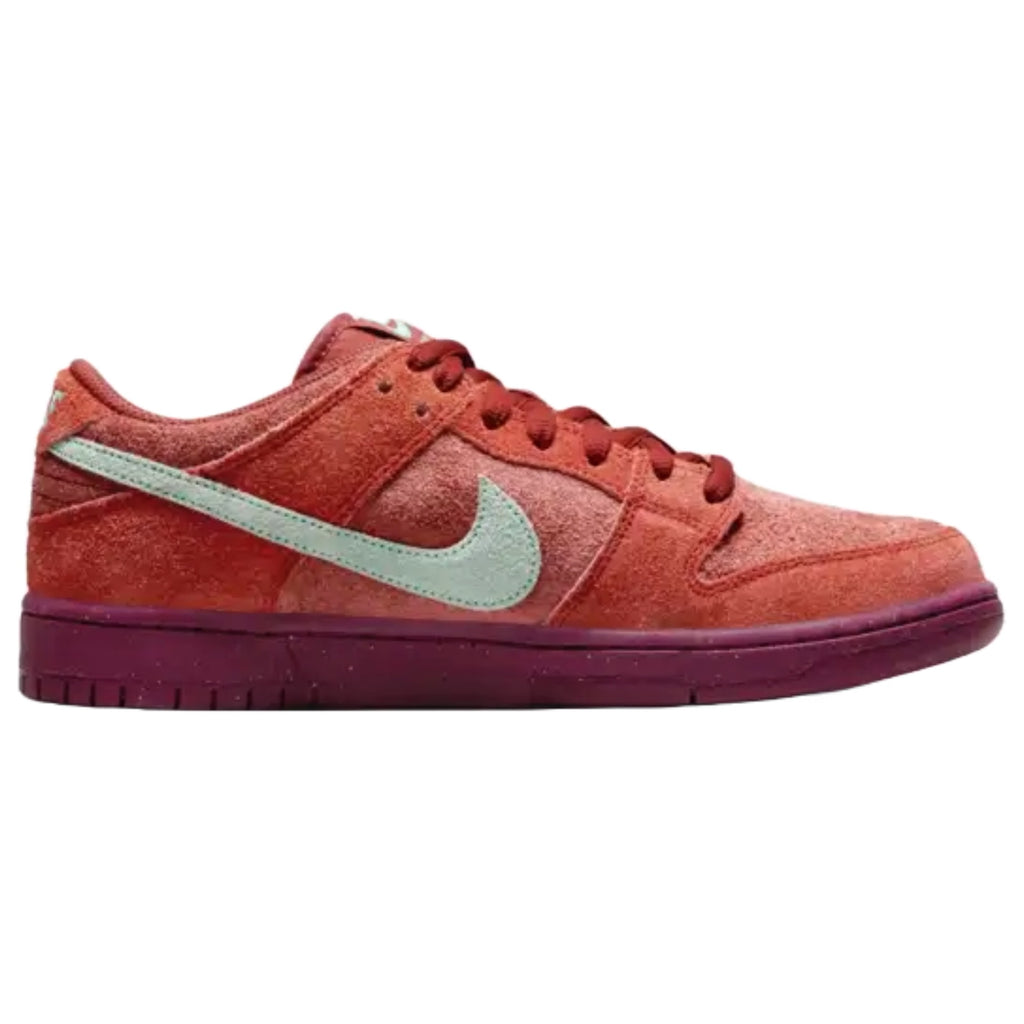 Nike SB Dunk Low Premium Mystic Red / Emerald Rise - Rugged Orange