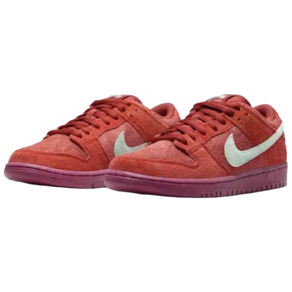 Nike SB Dunk Low Premium Mystic Red / Emerald Rise - Rugged Orange
