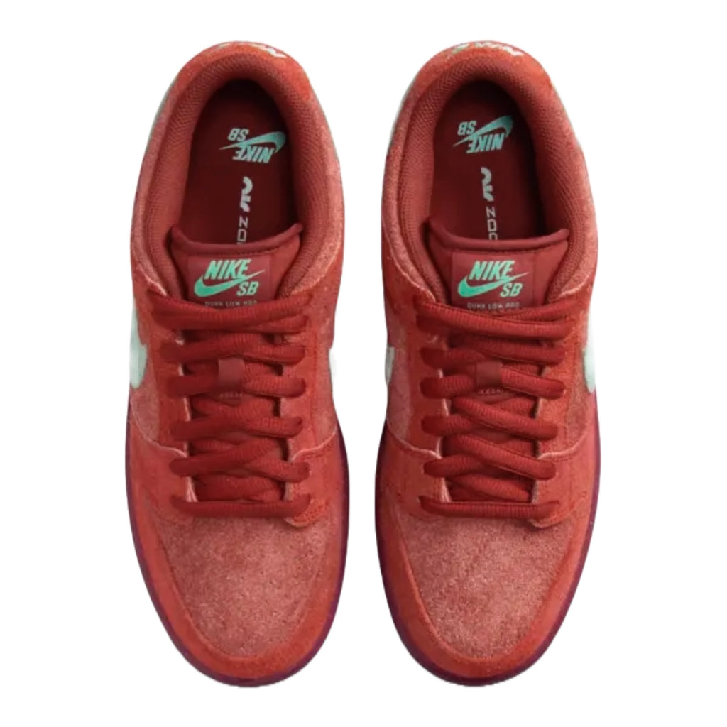 Nike SB Dunk Low Premium Mystic Red / Emerald Rise - Rugged Orange