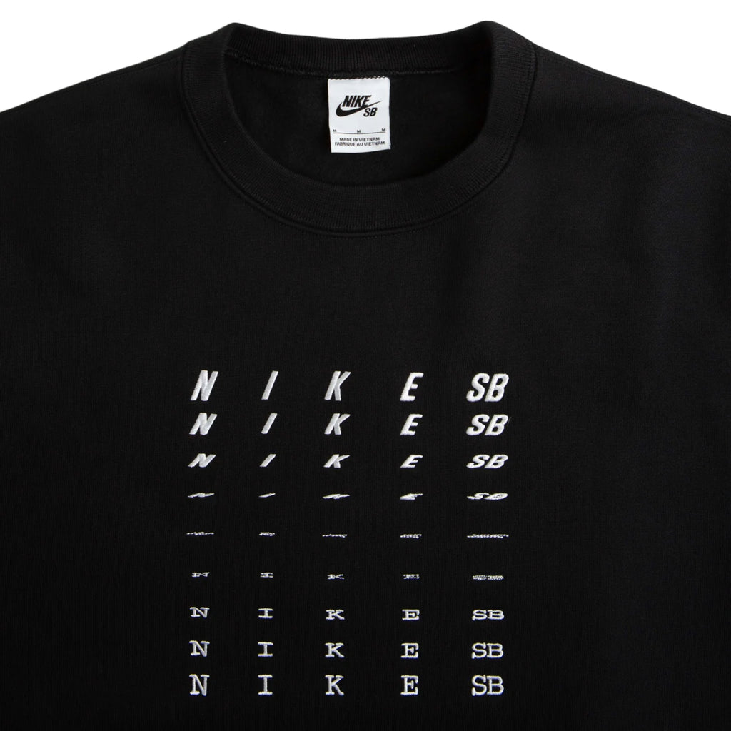 Nike SB Fade Crew Sweatshirt  - Black