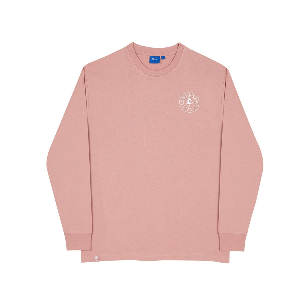 Helas L/S Polo Club T Shirt - Poudre Red