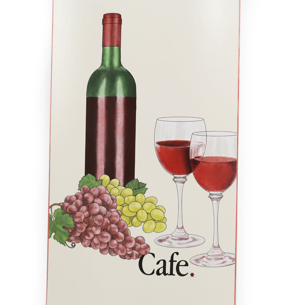 Skateboard Cafe Vino Skateboard Deck C2 Shape - Cream - CLOSEUP