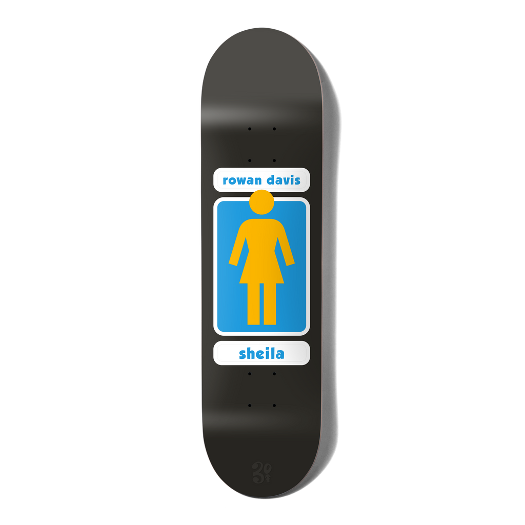 Girl Skateboards 93 Til Rowan Davis Skateboard Deck - 8.5"