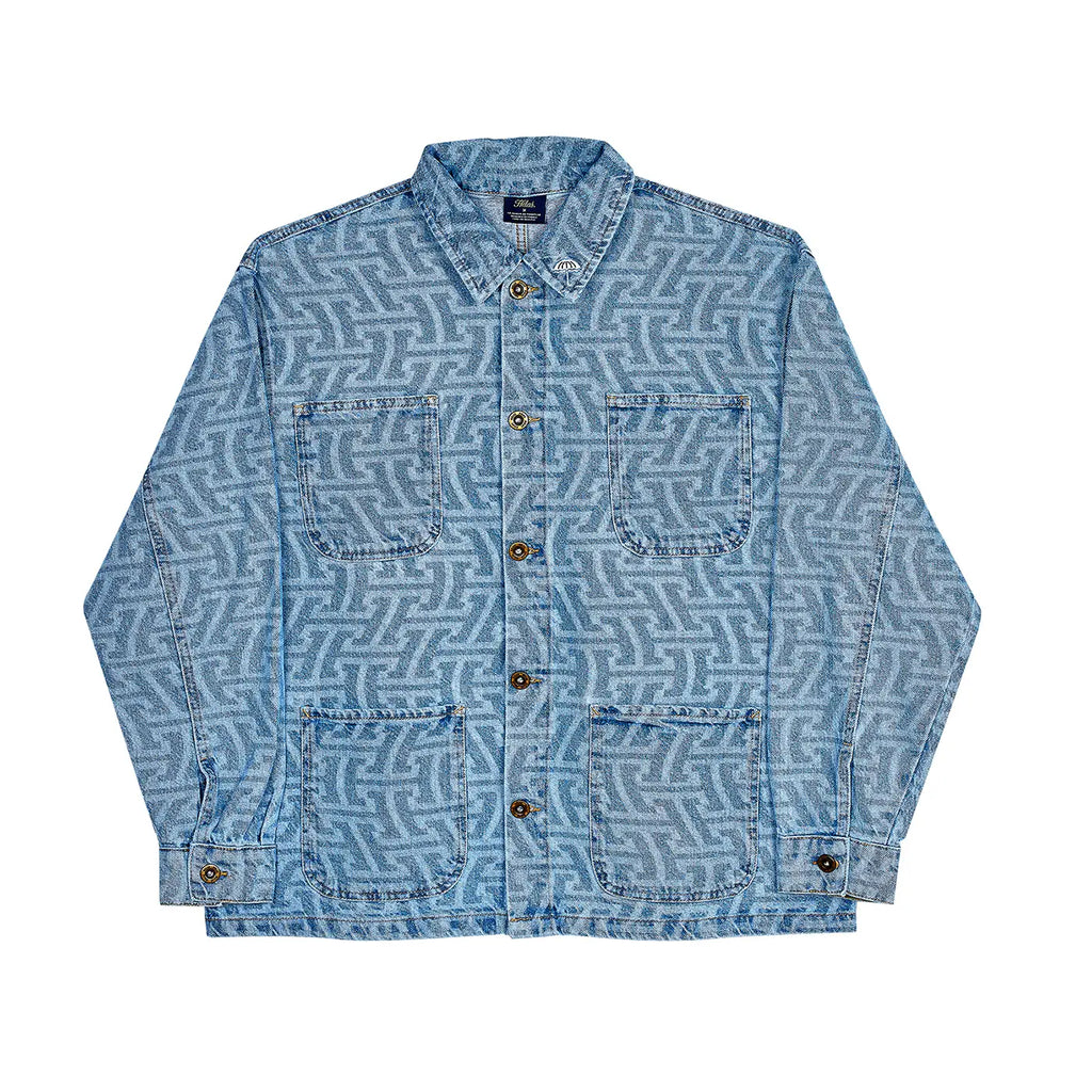 Helas Wave Denim Jacket - LIght Blue