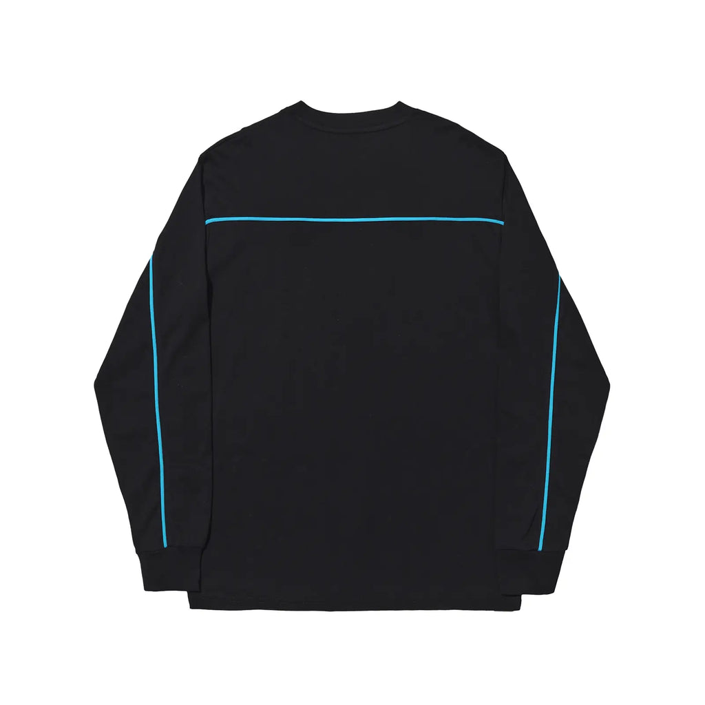 Helas L/S Line T Shirt - Black - back