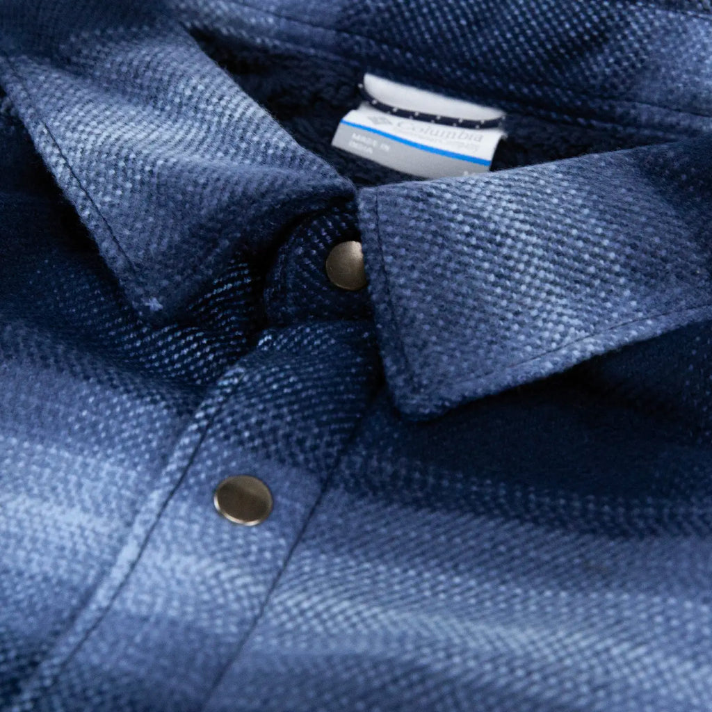 Columbia Windward II Shirt Jacket - Collegiate Navy Blurred Ombre - collar