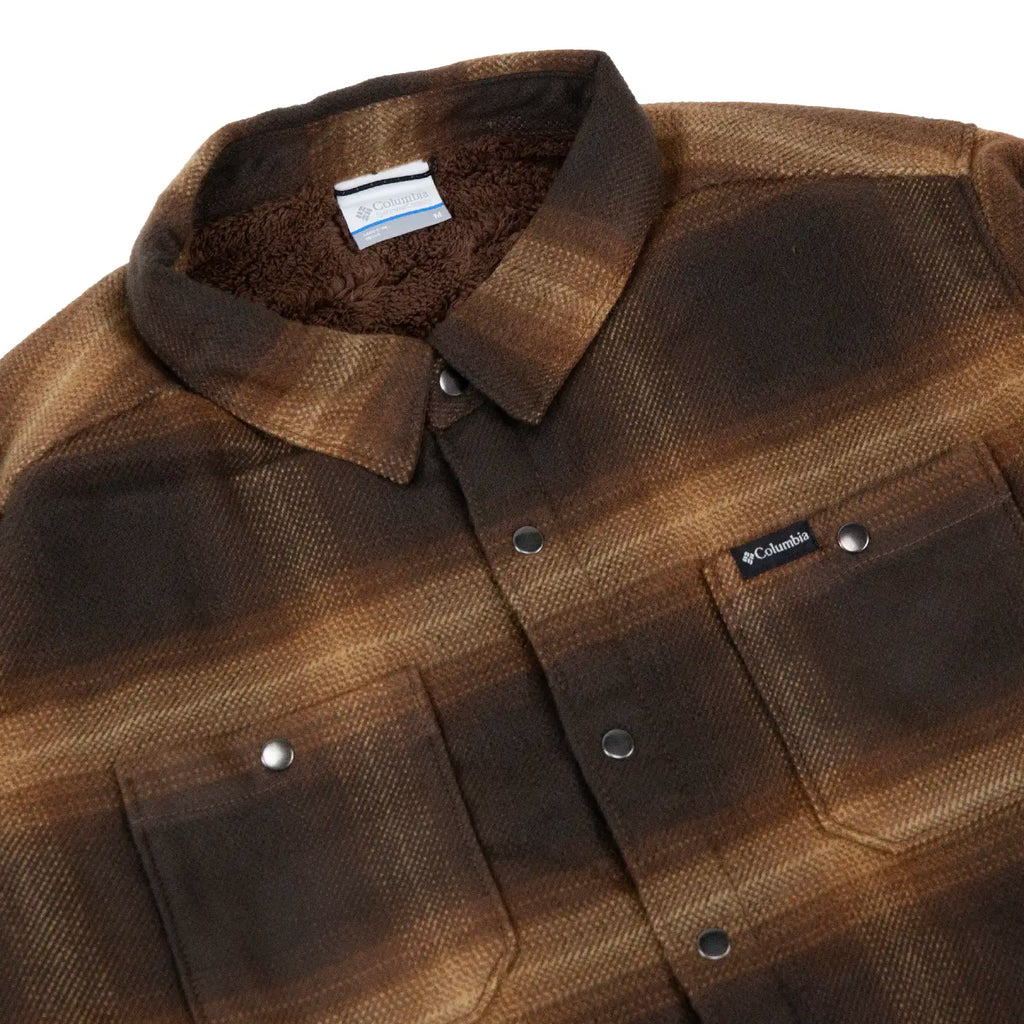 Columbia Windward II Shirt Jacket - Tobacco Blurred Ombre - front