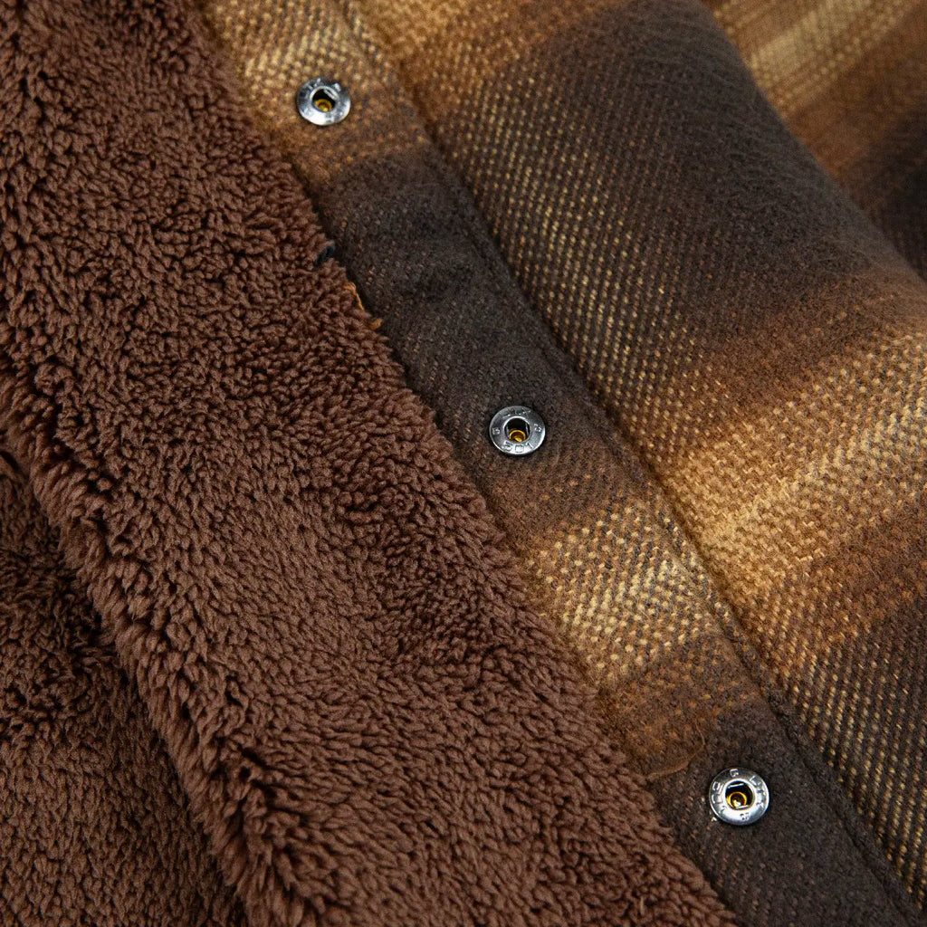 Columbia Windward II Shirt Jacket - Tobacco Blurred Ombre - closeup