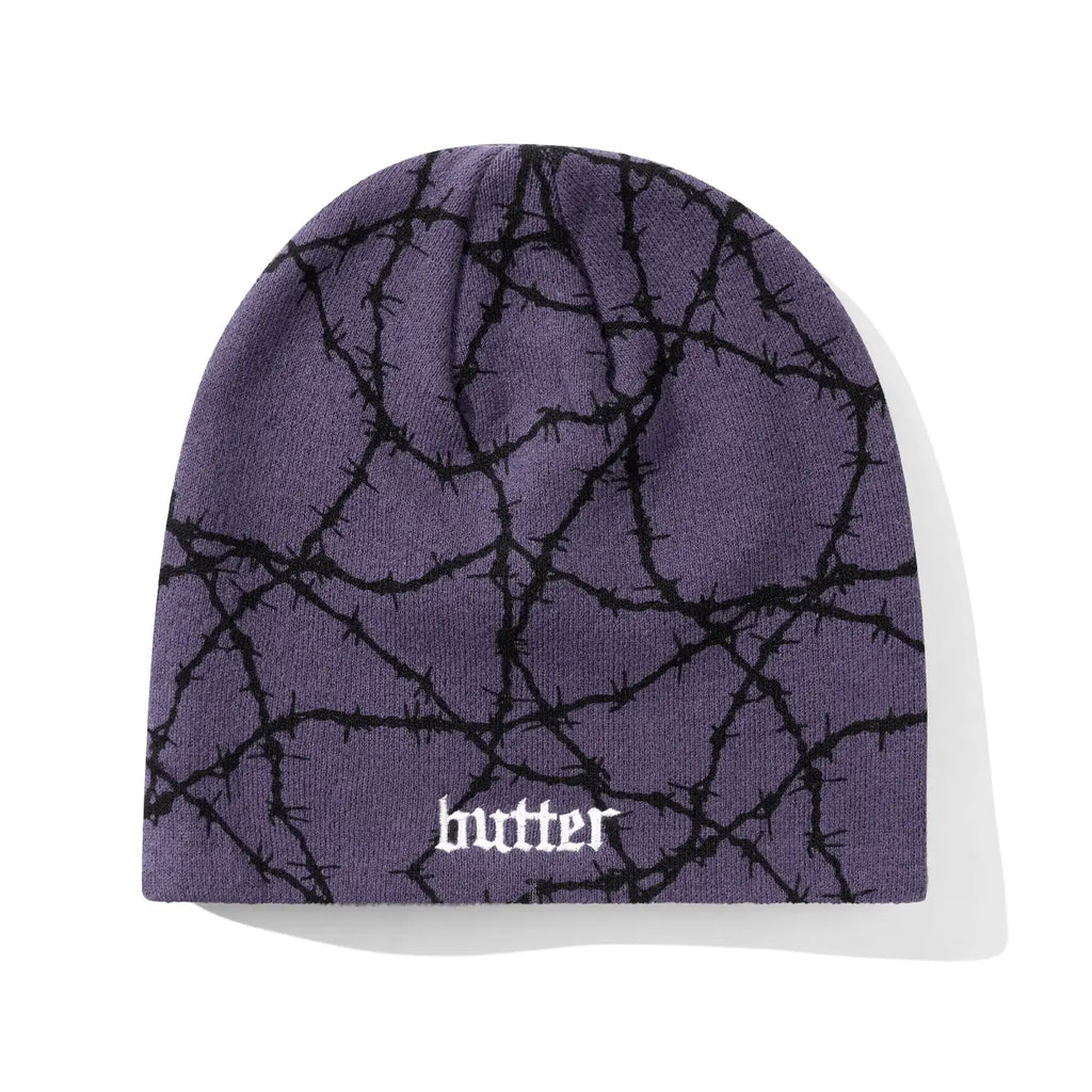 Butter Goods Wired Skully Beanie - Purple - main